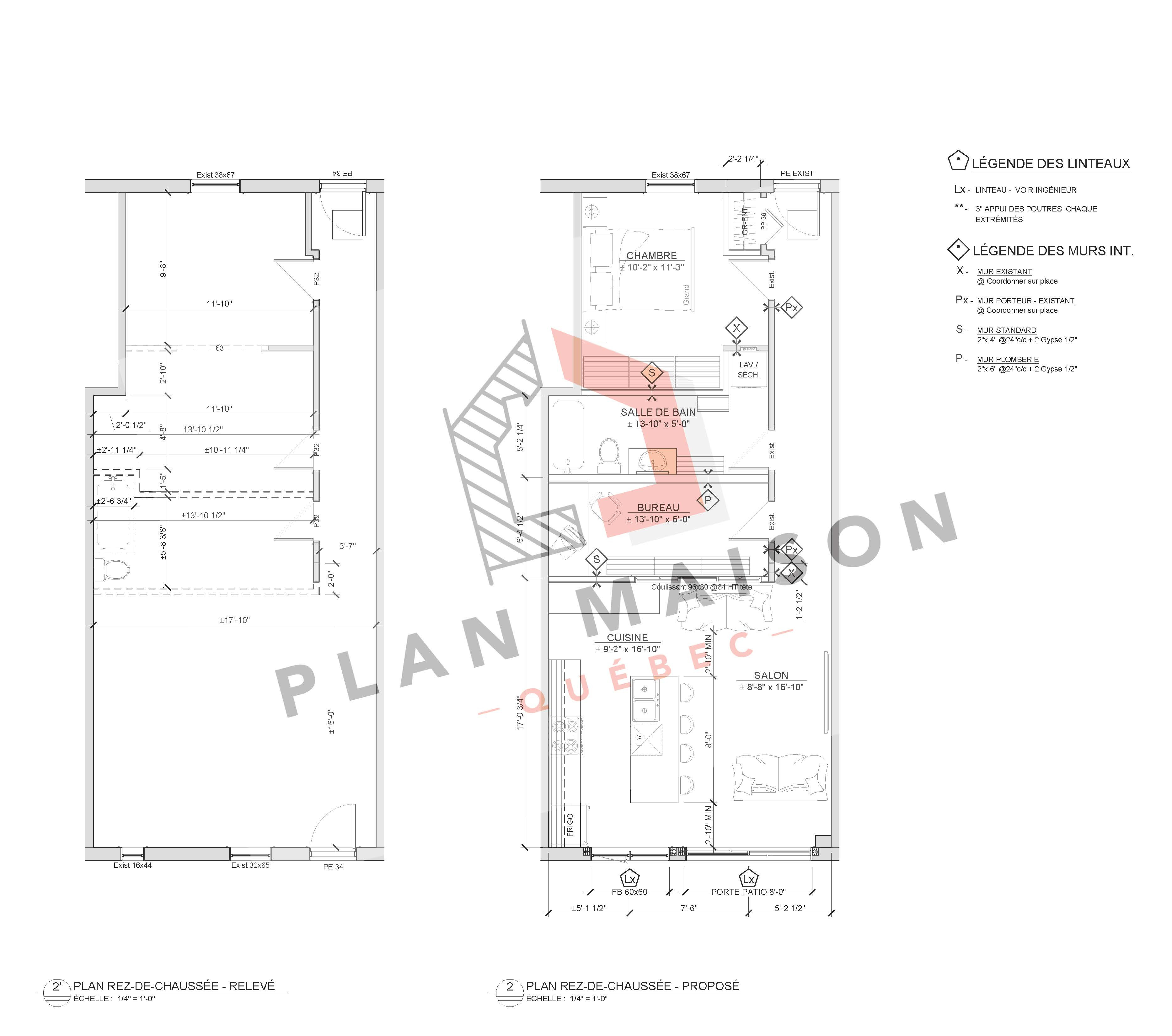 Technologue en architecture Estrie Plan Maison Québec